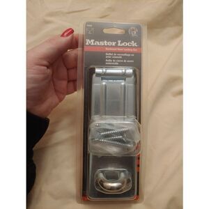 Master Lock 706D 6" Hardened Steel Locking Eye